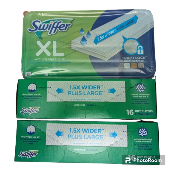 Swiffer XL Bundle- Wet & Dry Cloths - Picture 3 of 5